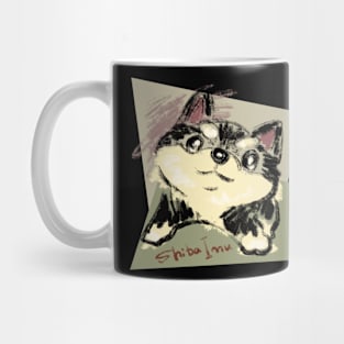 Shiba Inu Sketch Mug